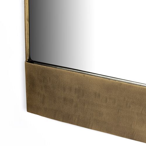 Zander Wall Mirror, Antique Brass 4 Zander Wall Mirror, Antique Brass