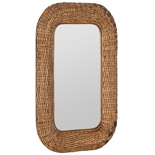 Kalia Wall Mirror, Natural Rattan 3 Kalia Wall Mirror, Natural Rattan