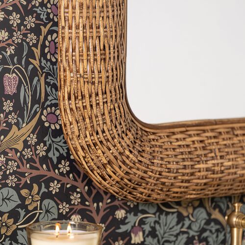 Kalia Wall Mirror, Natural Rattan 6 Kalia Wall Mirror, Natural Rattan