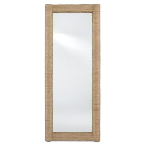 Vilmar Rope Floor Mirror, Natural 1 Vilmar Rope Floor Mirror, Natural