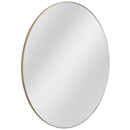 Zephyrus Large 72" Round Wall Mirror, Gold 3 Zephyrus Large 72" Round Wall Mirror, Gold