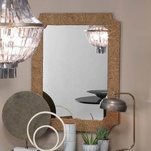 Marina Oversize Wall Mirror, Natural 2 Marina Oversize Wall Mirror, Natural