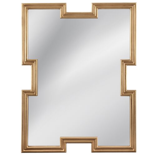Glenwood Wall Mirror, Gold Leaf 1 Glenwood Wall Mirror, Gold Leaf