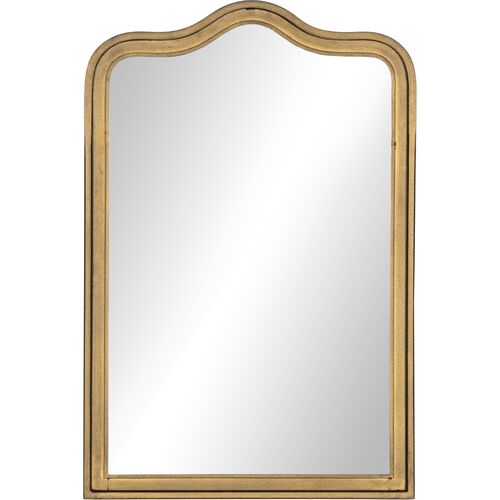 Isabella Wall Mirror, Antique Brass 1 Isabella Wall Mirror, Antique Brass