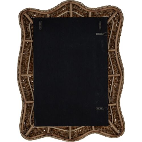 Morrison Banana Leaf Wall Mirror, Natural 6 Morrison Banana Leaf Wall Mirror, Natural