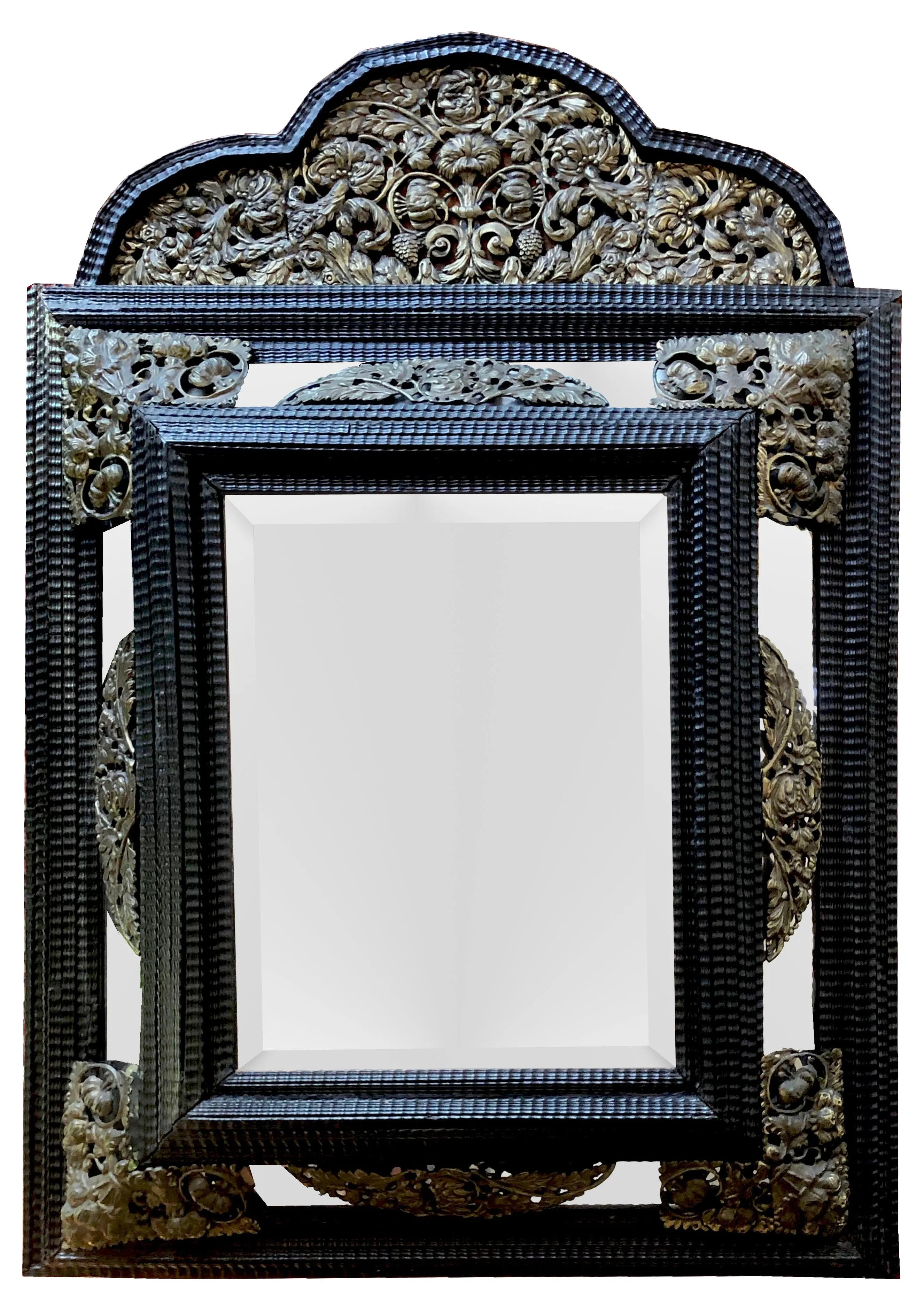 Antique Dutch Baroque Repouss???????? Mirror 1 Antique Dutch Baroque Repouss???????? Mirror