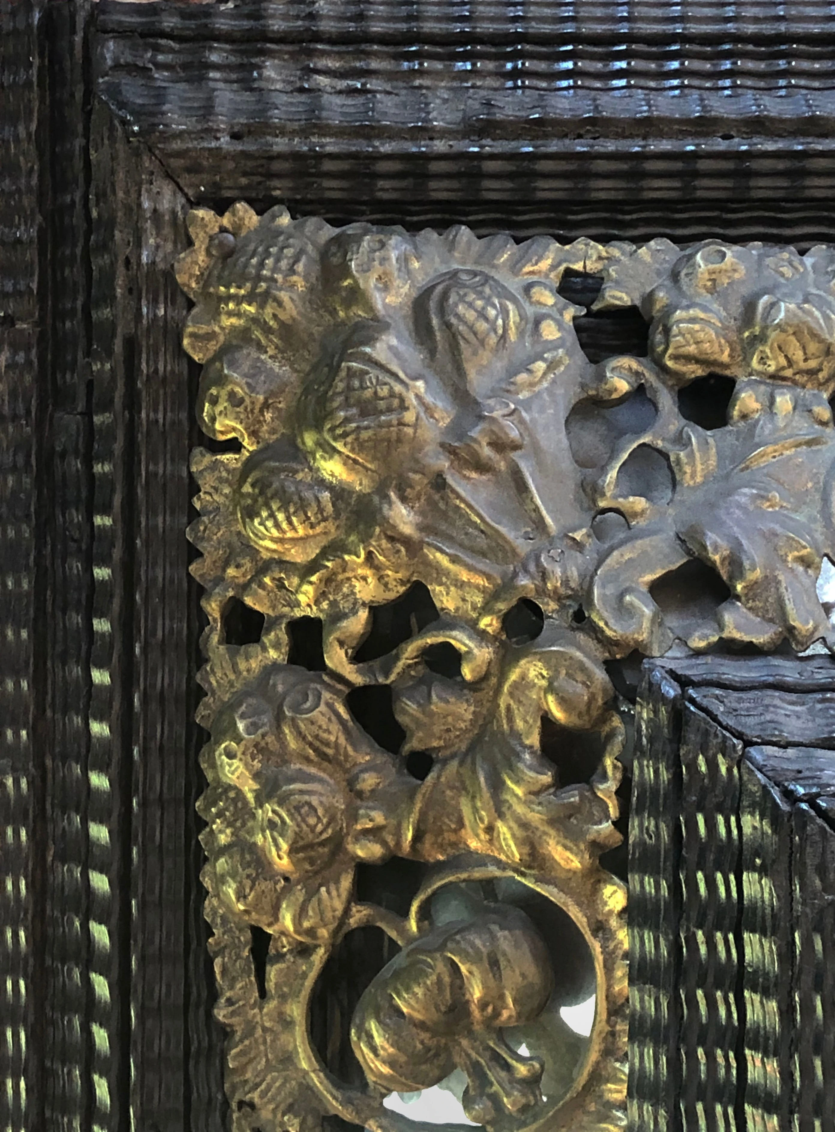Antique Dutch Baroque Repouss???????? Mirror 6 Antique Dutch Baroque Repouss???????? Mirror