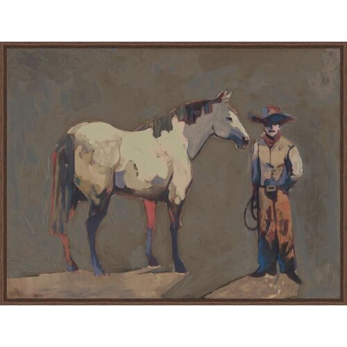 Vaquero Painting by Kathy Mann 1 Vaquero Painting by Kathy Mann