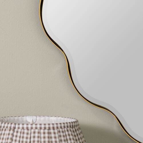 Isola Scallop 35" Round Wall Mirror 4 Isola Scallop 35" Round Wall Mirror