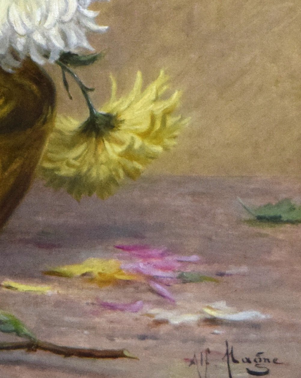 Antique French Floral Still Life - Magne 7 Antique French Floral Still Life - Magne