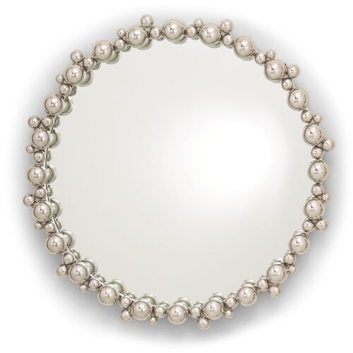 Bubble Wall Mirror, Nickel 1 Bubble Wall Mirror, Nickel