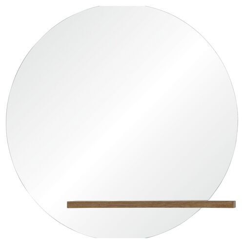 Bassett 36" Round Wall Mirror, Natural 1 Bassett 36" Round Wall Mirror, Natural