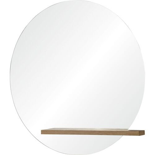 Bassett 36" Round Wall Mirror, Natural 2 Bassett 36" Round Wall Mirror, Natural
