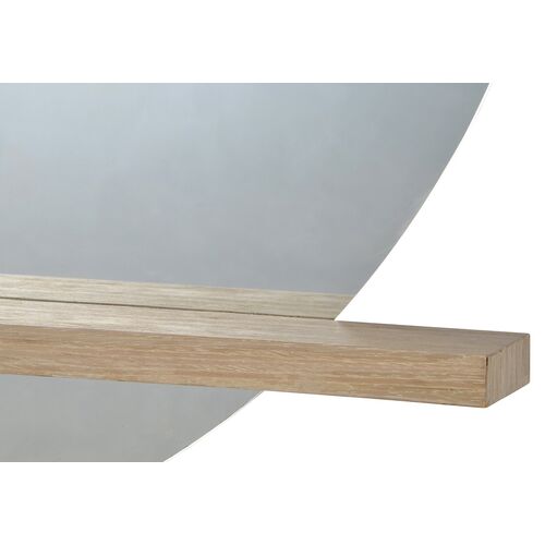 Bassett 36" Round Wall Mirror, Natural 3 Bassett 36" Round Wall Mirror, Natural