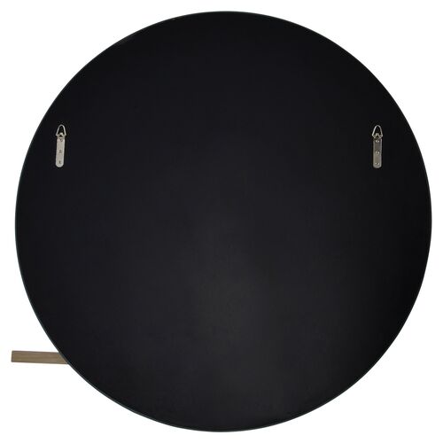 Bassett 36" Round Wall Mirror, Natural 4 Bassett 36" Round Wall Mirror, Natural