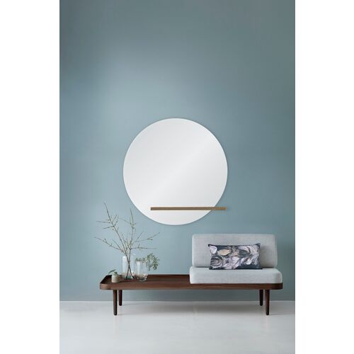 Bassett 36" Round Wall Mirror, Natural 5 Bassett 36" Round Wall Mirror, Natural