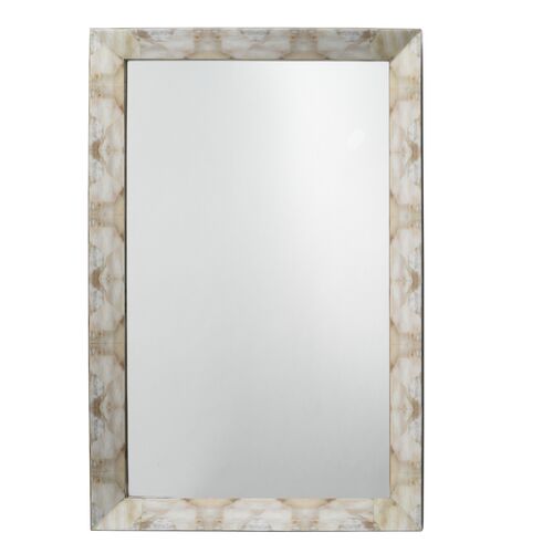 Fragment Small Rectangle Wall Mirror, Gray Lacquer 1 Fragment Small Rectangle Wall Mirror, Gray Lacquer
