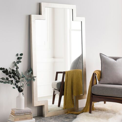 Dayton Wall Mirror, Silver 2 Dayton Wall Mirror, Silver