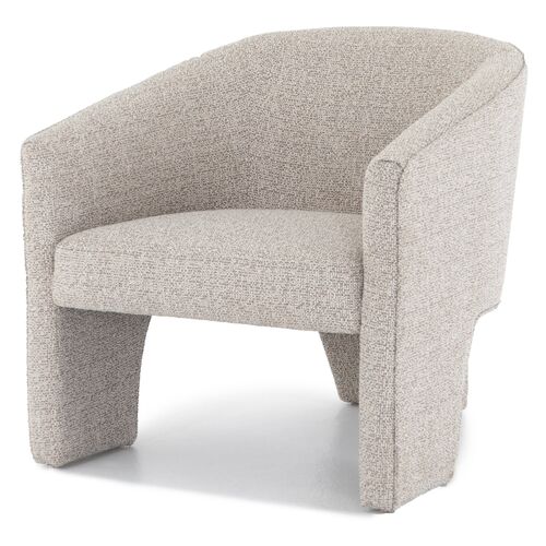 Pearl Boucl¨¦ Accent Chair, Storm Grey 1 Pearl Boucl¨¦ Accent Chair, Storm Grey
