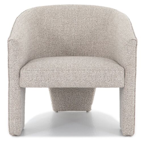 Pearl Boucl¨¦ Accent Chair, Storm Grey 2 Pearl Boucl¨¦ Accent Chair, Storm Grey