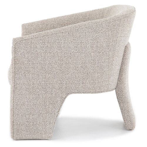 Pearl Boucl¨¦ Accent Chair, Storm Grey 3 Pearl Boucl¨¦ Accent Chair, Storm Grey