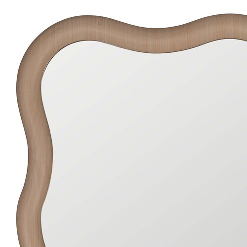 Kiki Wave Floor Mirror, Natural Oak 4 Kiki Wave Floor Mirror, Natural Oak