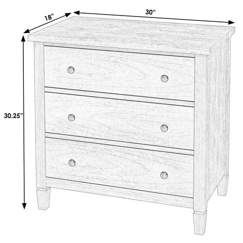 Myrtle 3-Drawer Dresser 7 Myrtle 3-Drawer Dresser