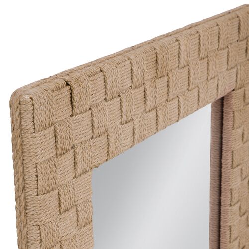 Bexhill Rope Wall Mirror, Brown 4 Bexhill Rope Wall Mirror, Brown