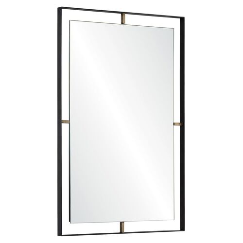 Heston Wall Mirror, Matte Black 3 Heston Wall Mirror, Matte Black