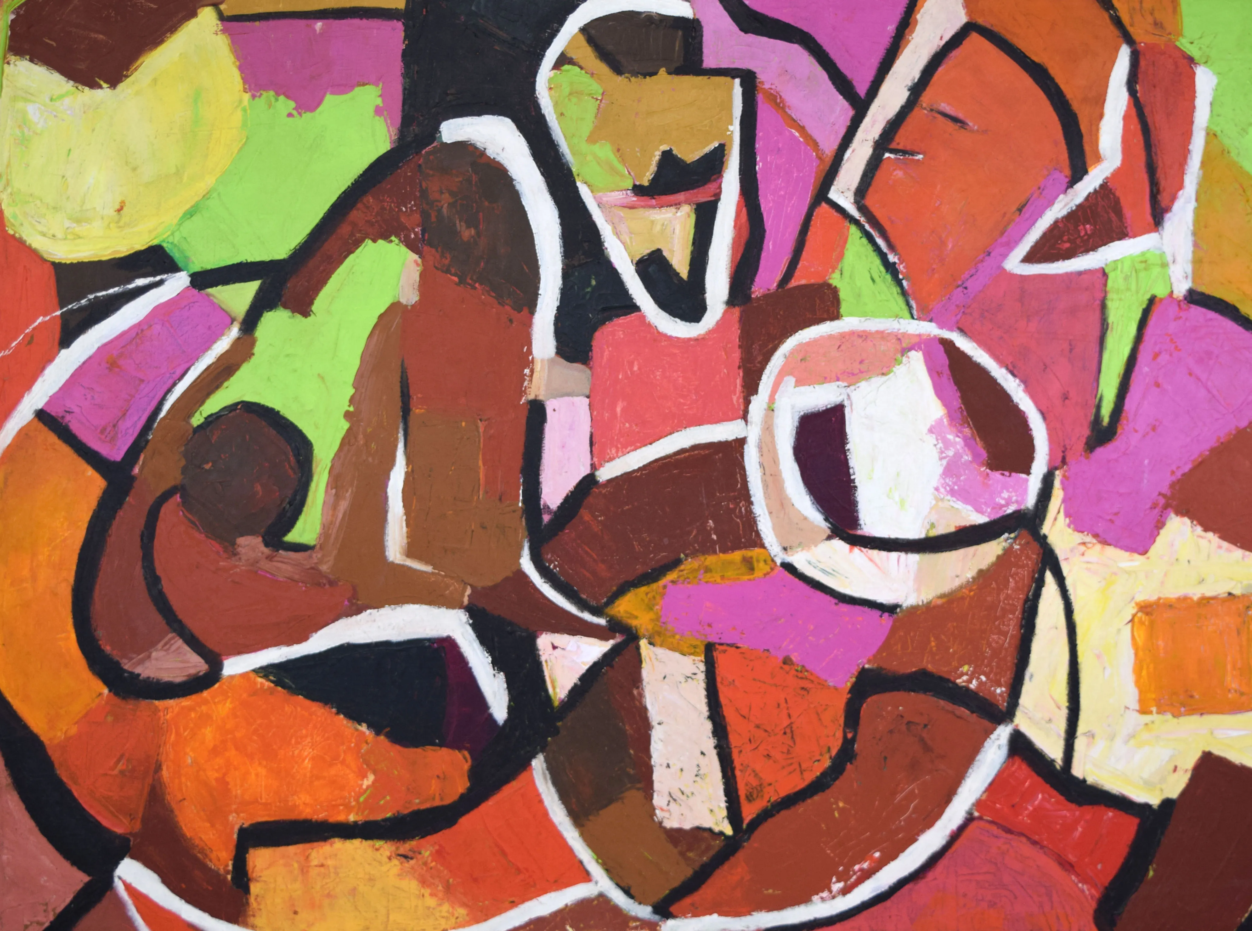 Mid Century Modern Abstract Painting 3 Mid Century Modern Abstract Painting