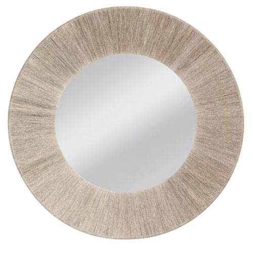 Azariah 48" Round Rope Wall Mirror, Light Natural 1 Azariah 48" Round Rope Wall Mirror, Light Natural