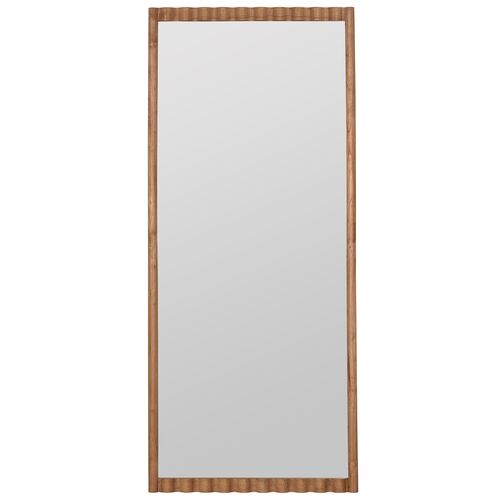 Dianna Wood Floor Mirror, Natural 1 Dianna Wood Floor Mirror, Natural