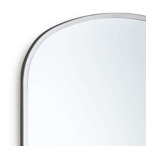 Cloak Wall Mirror, Polished Nickel 2 Cloak Wall Mirror, Polished Nickel