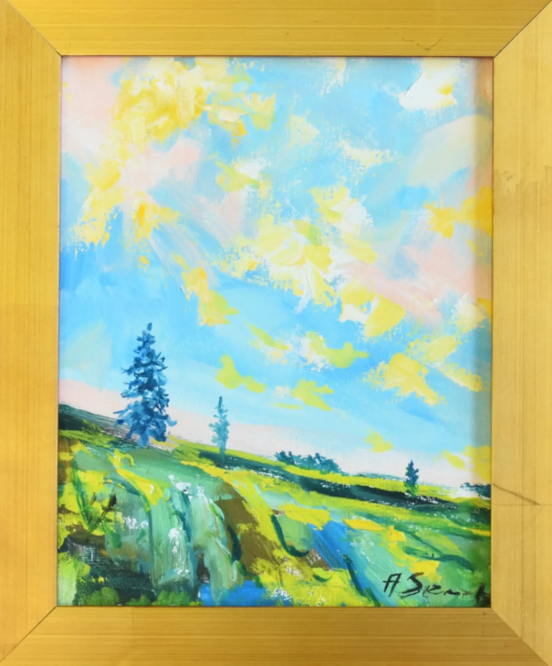 Impressionist Sky & Mountain Landscape 2 Impressionist Sky & Mountain Landscape