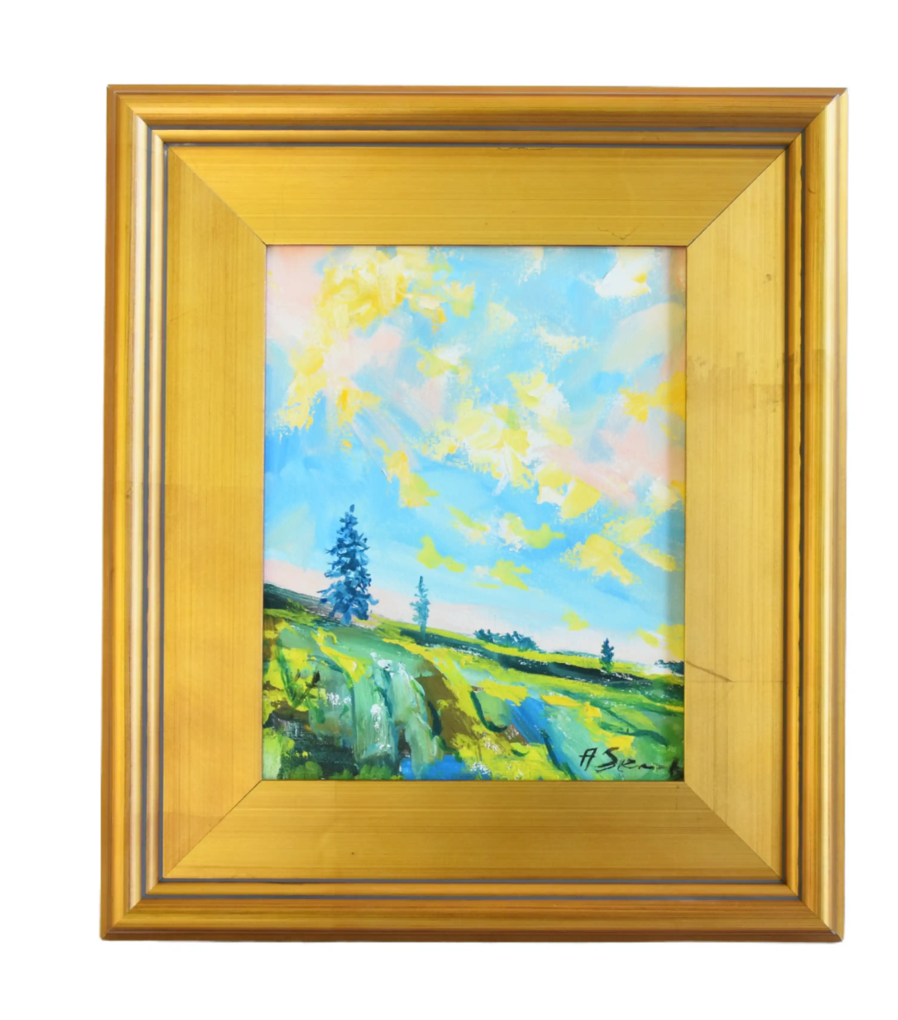 Impressionist Sky & Mountain Landscape 5 Impressionist Sky & Mountain Landscape