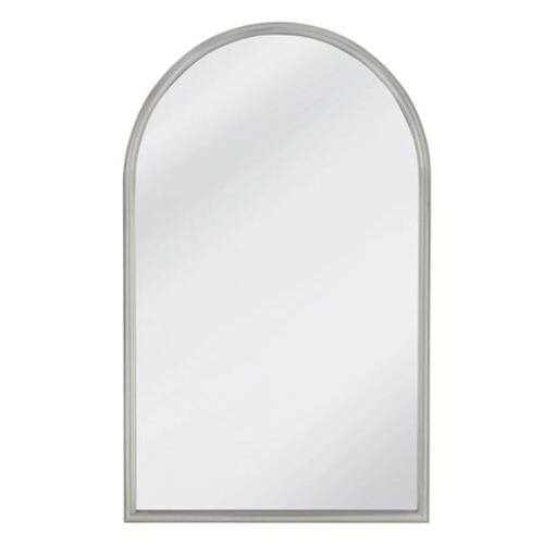 Saffron Leaner Arched Floor Mirror, Silver Leaf 1 Saffron Leaner Arched Floor Mirror, Silver Leaf