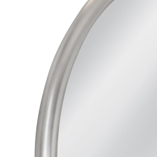 Saffron Leaner Arched Floor Mirror, Silver Leaf 4 Saffron Leaner Arched Floor Mirror, Silver Leaf