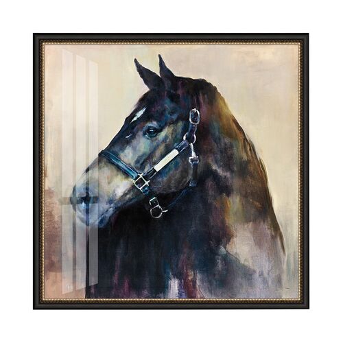 The Tale Of A Stallion, 39" x 39"
