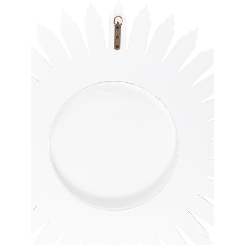 Sylvia Starburst Wall Mirror, White 5 Sylvia Starburst Wall Mirror, White