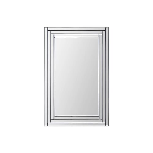 Julia Rectangular Wall Mirror, Mirrored 1 Julia Rectangular Wall Mirror, Mirrored
