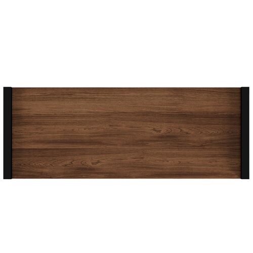 Darren 73" Two-Door Bookcase Etagere, Walnut 5 Darren 73" Two-Door Bookcase Etagere, Walnut
