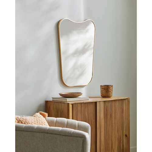 Juno Wall Mirror, Gold 2 Juno Wall Mirror, Gold