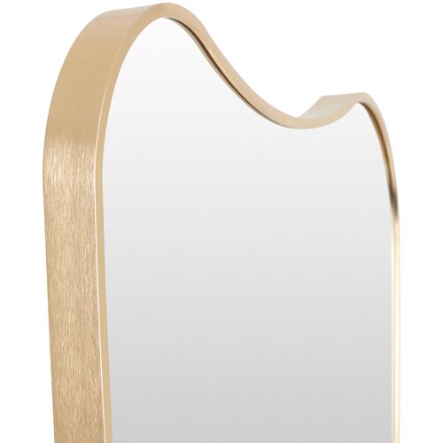 Juno Wall Mirror, Gold 4 Juno Wall Mirror, Gold
