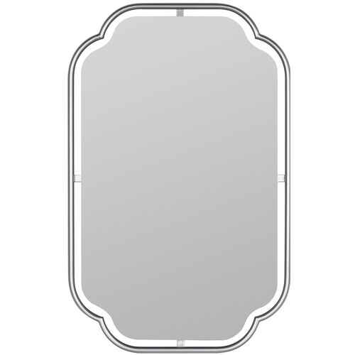 Willow Wall Mirror, Silver 1 Willow Wall Mirror, Silver