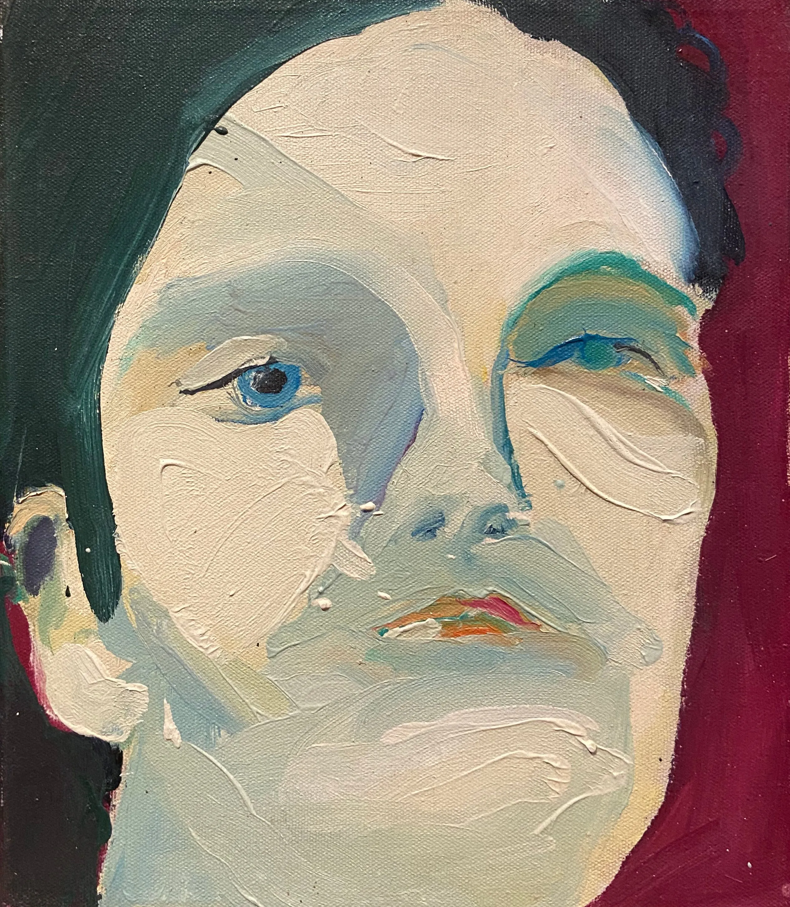 Woman in Jade & Blue, 1980s