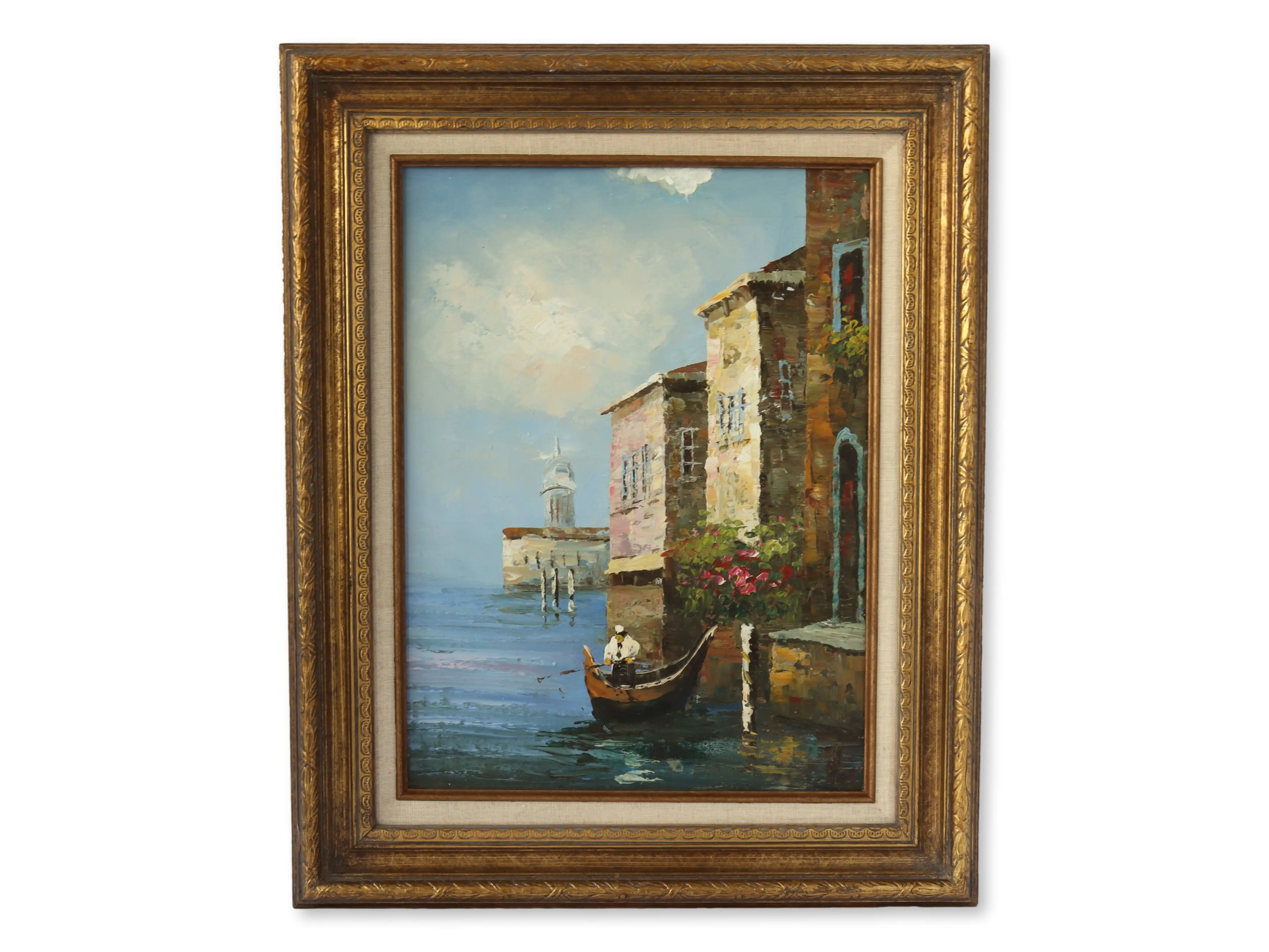 Midcentury Venice Oil Painting 1 Midcentury Venice Oil Painting