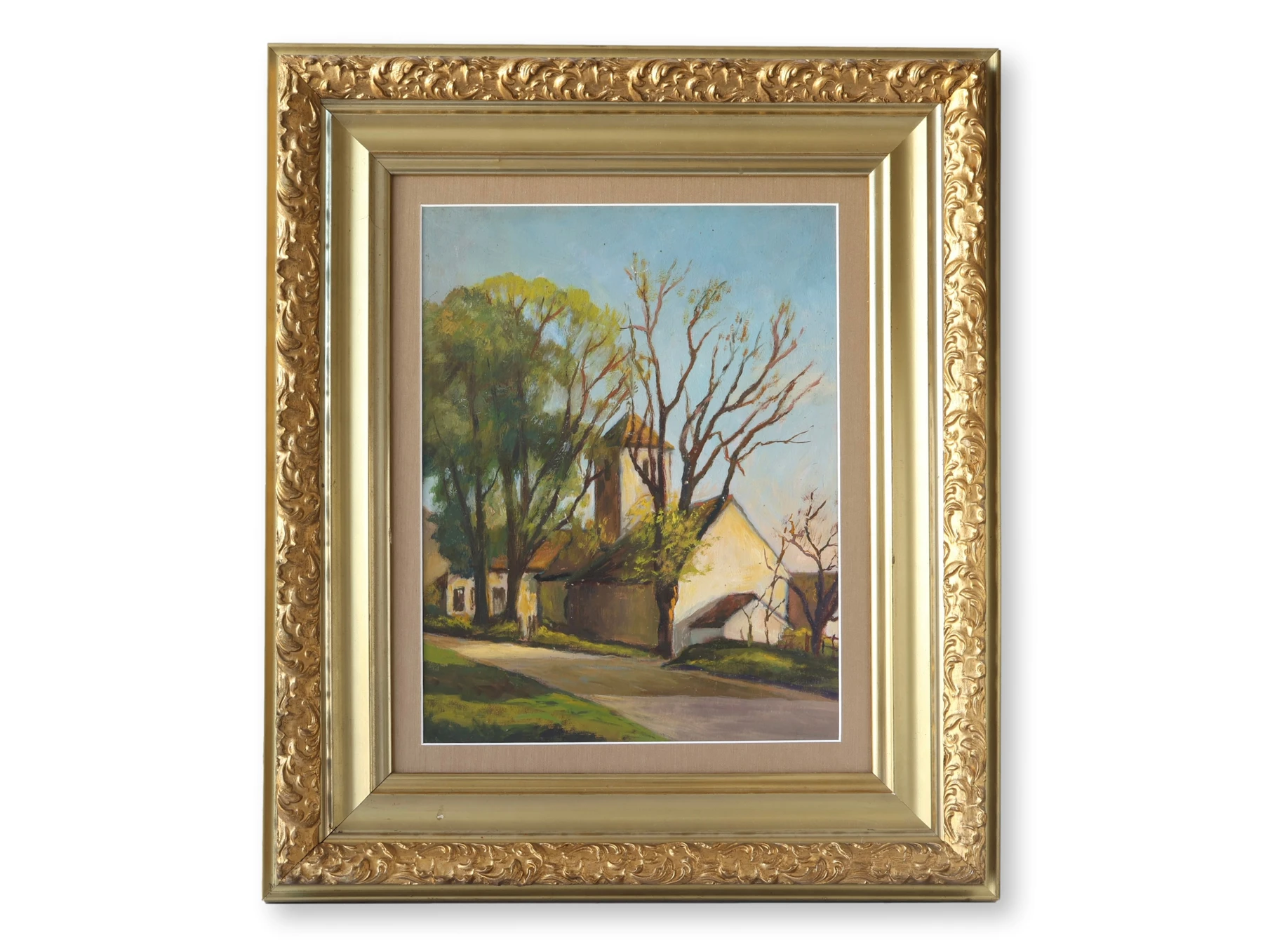 Framed French Landscape Oil Painting 1 Framed French Landscape Oil Painting
