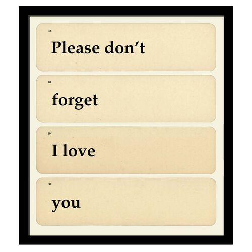 Please Don't Forget 1 Please Don't Forget