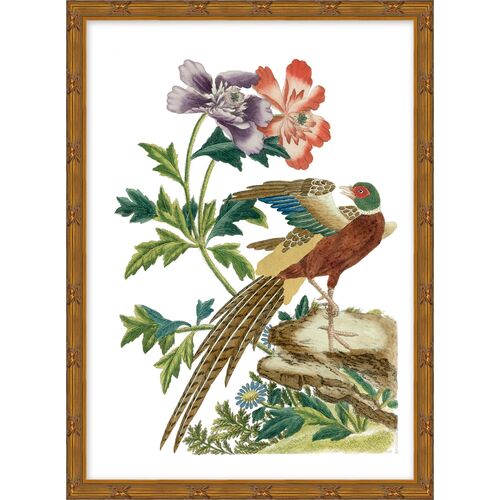 Multicolor Chinoiserie Birds II 1 Multicolor Chinoiserie Birds II