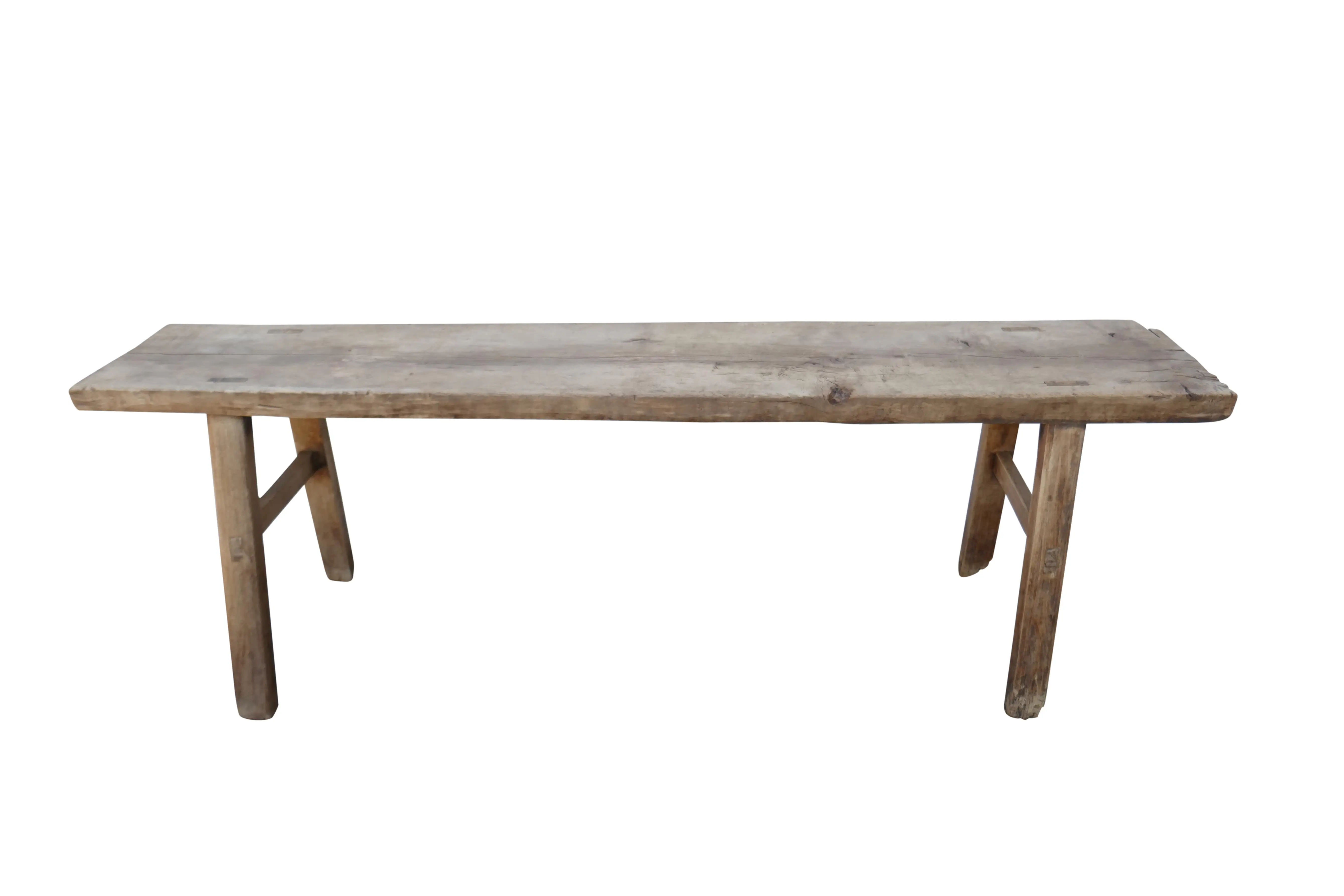 Antique Elmwood Rustic Bench/Table 1 Antique Elmwood Rustic Bench/Table